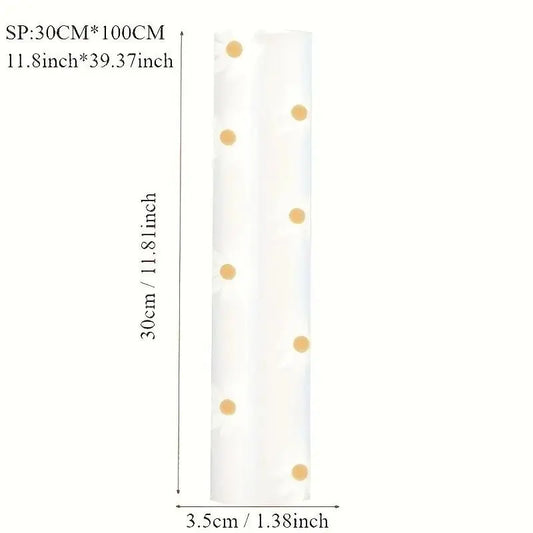 Daisy Design Waterproof Cabinet Shelf Liner, Easy Clean Plastic Pad Mat, Anti-Slip Durable Organizer for Kitchen Refrigerator Table Drawer Home Organization Moisture Damage