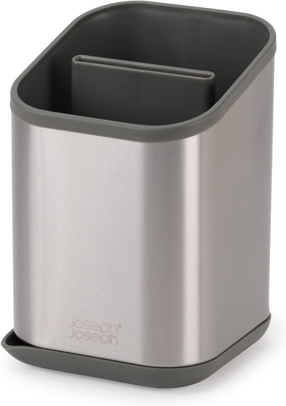 Joseph Joseph Duo Stainless Steel Silverware Flatware Drainer, Kitchen Utensil Organizer