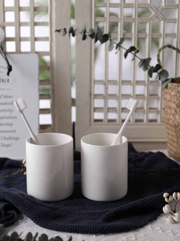 Utensils Holder, Caddy Cutlery Holder Silverware, Utensils Organizer Elegant white Porcelain, Spoon Holder for Party Tableware Holder for Kitchen Table, Cabinet