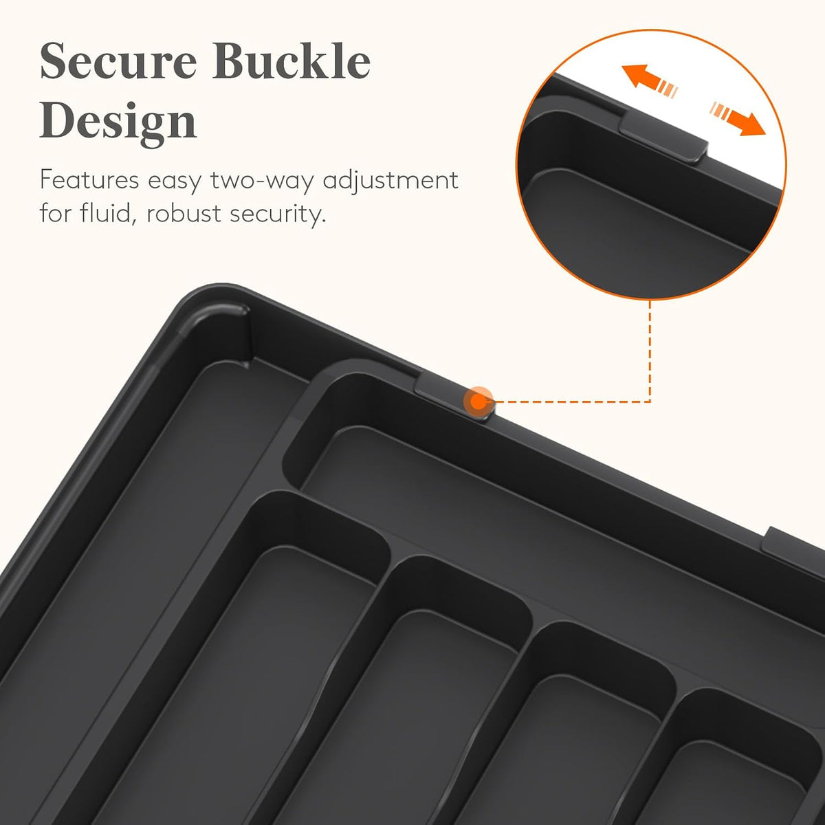 Lifewit Silverware Organizer for Drawer, Expandable Utensil Tray