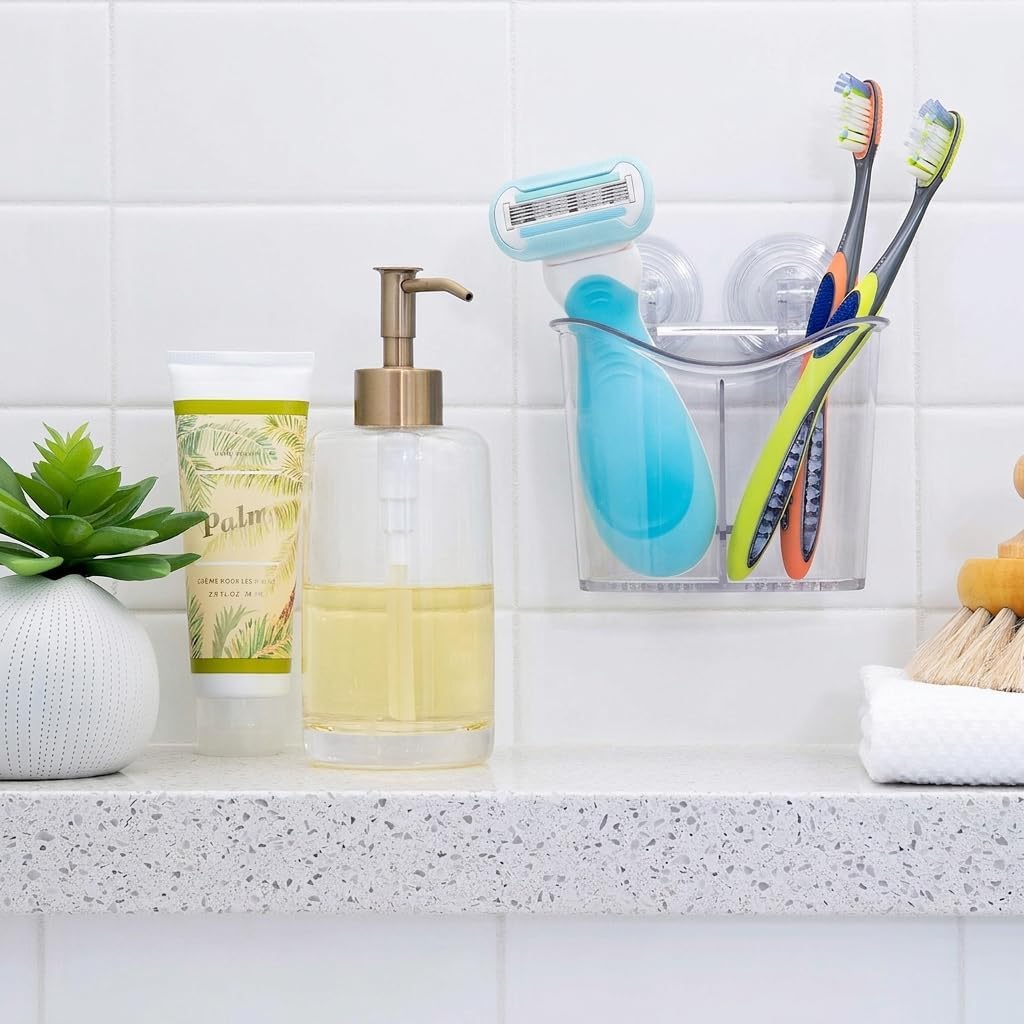 Better Houseware in-Sink Cutlery Holder, Large, Clear