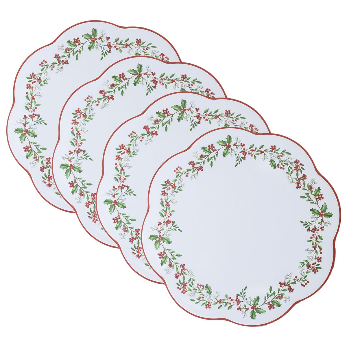 Benson Mills Cork Placemats Set of 4 (Bordeaux Wine, 12" x 16”)