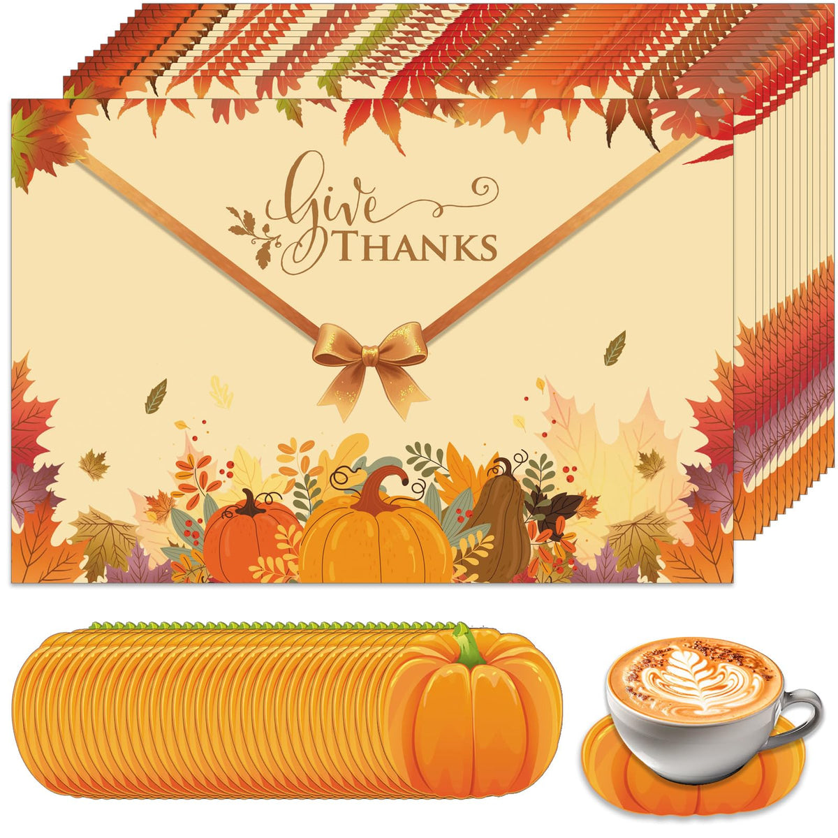 50Pcs Halloween Paper Placemats, Ghost Bat Pumpkin Disposable Placemats with Coasters - 11 x 16 Inch Halloween Place Mats Table Mats Decoration for Party Kitchen Dining Table Decor