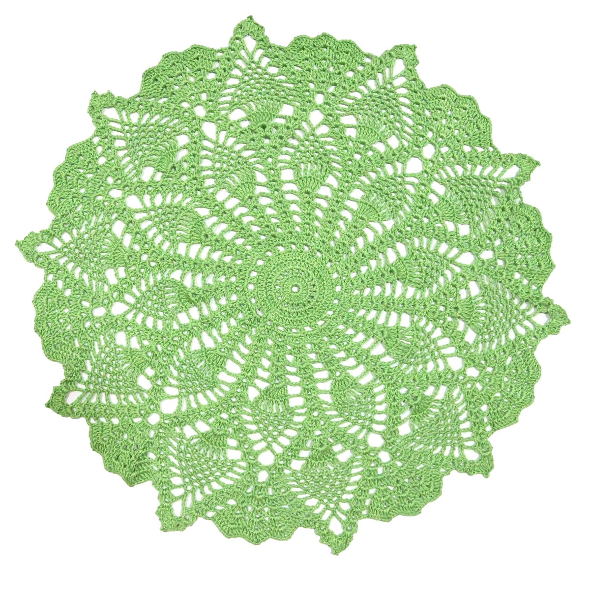 18 in to 20 in Doily Coasters Lace Tablecloth Doilies Handmade Crochet Placemat Women Vase Mat Kitchen Table Runner for Mother's Day Wedding (1PC, Red)
