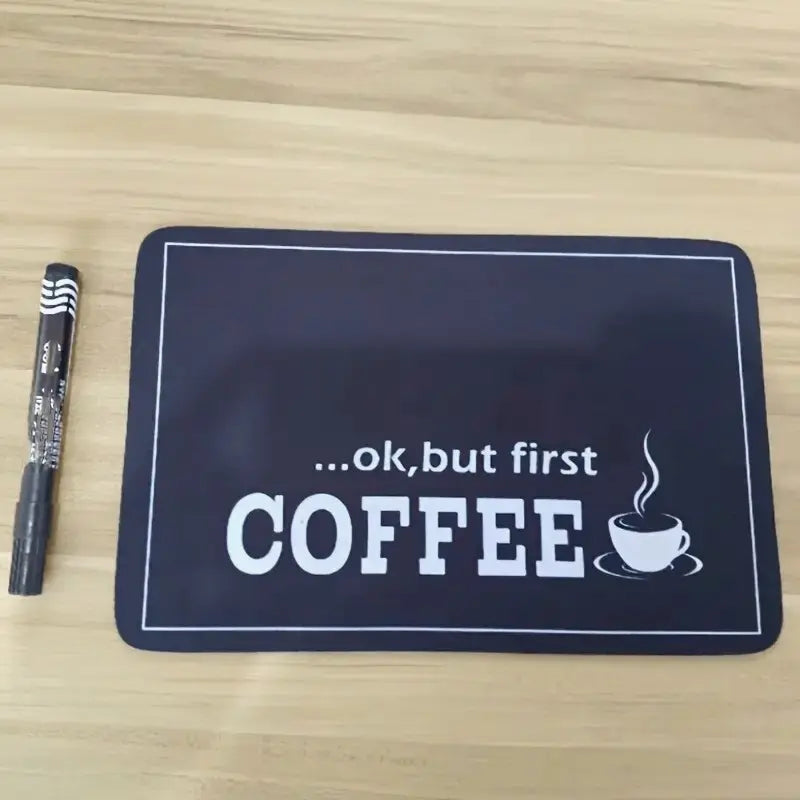 Coffee Machine Mat, 1 Count Non-slip Coffee Machine Drying Mat, Kitchen Countertop Absorbent Mat, Household Kitchen Products, Coffee Table Mat, Coasters, Kitchenware