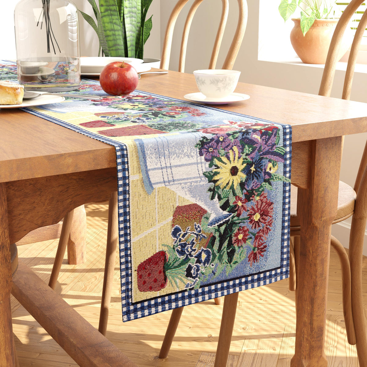 Encasa XO Faux Leather Placemats Set of 6 & Coasters 17"x12" & 3.54"