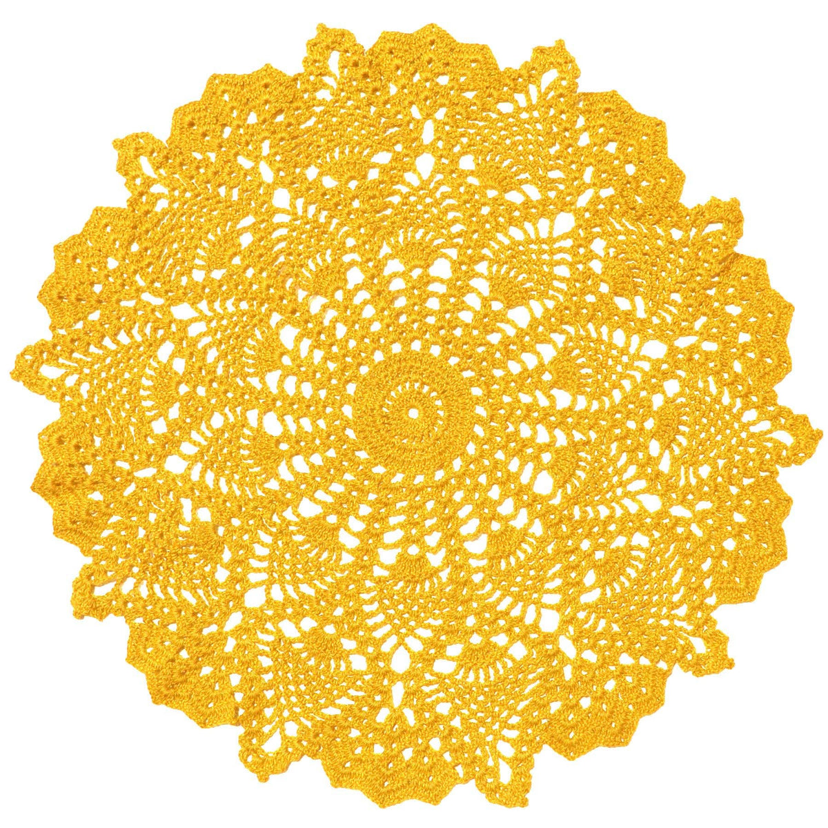 18 in to 20 in Doily Coasters Lace Tablecloth Doilies Handmade Crochet Placemat Women Vase Mat Kitchen Table Runner for Mother's Day Wedding (1PC, Red)