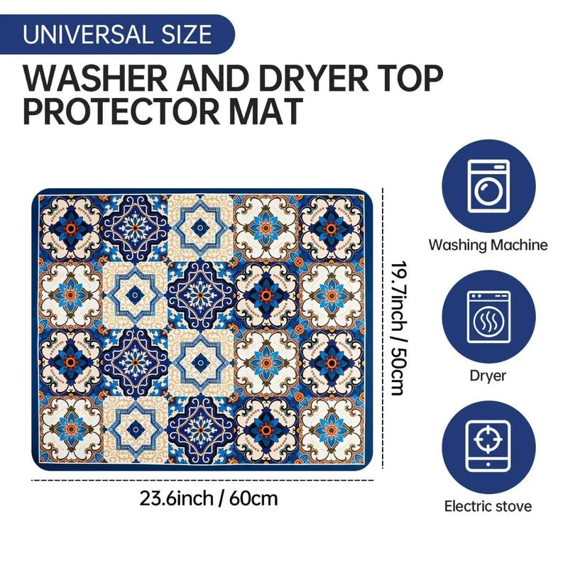 Multifunctional Absorbent Dish Drying Pad Kitchen Counter Faucet Mat Reusable Tableware Coaster Washing Machine Dust Cover
