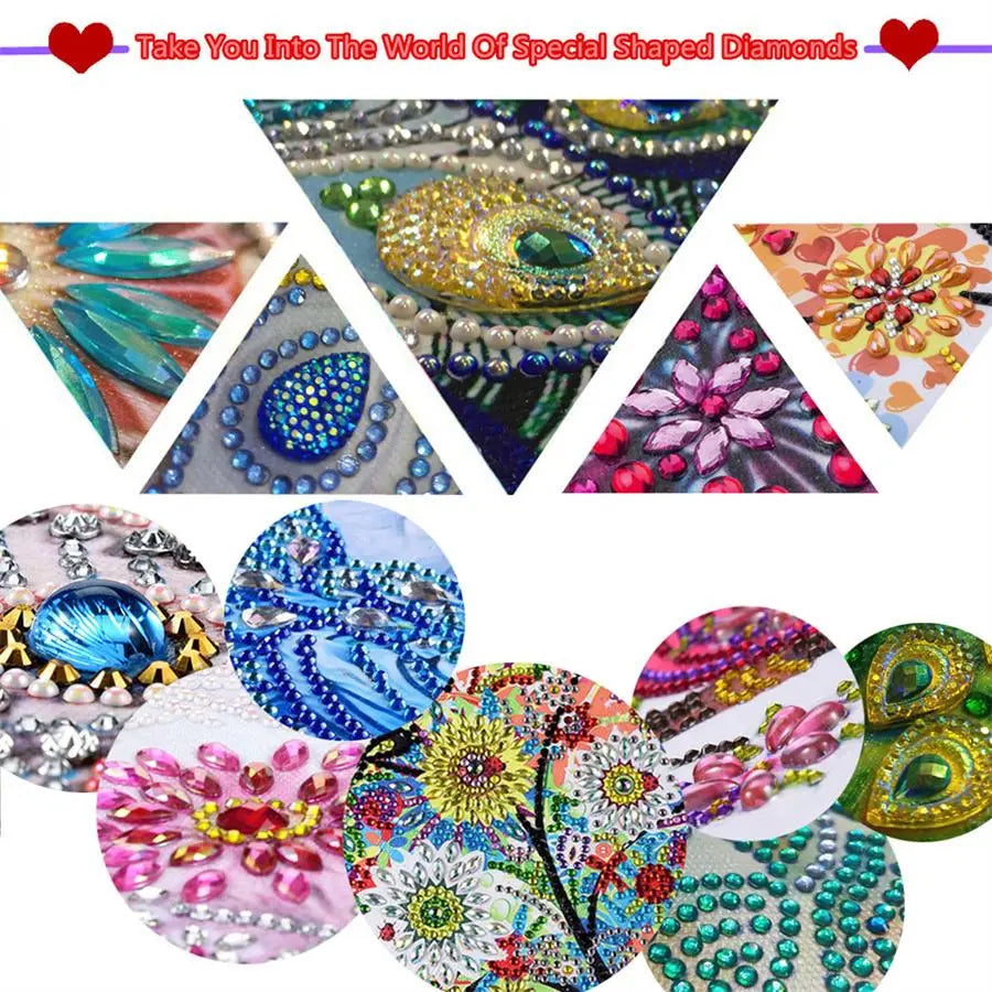 8-piece human figure women pattern artificial diamond painted coasters DIY Diamond Painting Coasters wooden table art coasters with stand, Wood Coaster Set, Decorative coaster, suitable for office coffee mats