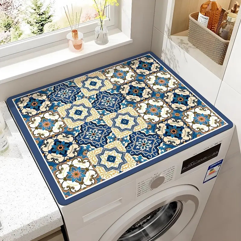 Multifunctional Absorbent Dish Drying Pad Kitchen Counter Faucet Mat Reusable Tableware Coaster Washing Machine Dust Cover