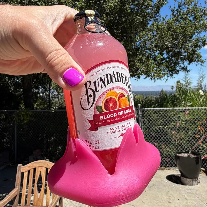 Closer Coaster: The Coaster That Follows Your Drink – Non-Slip, Reversible Silicone Coaster